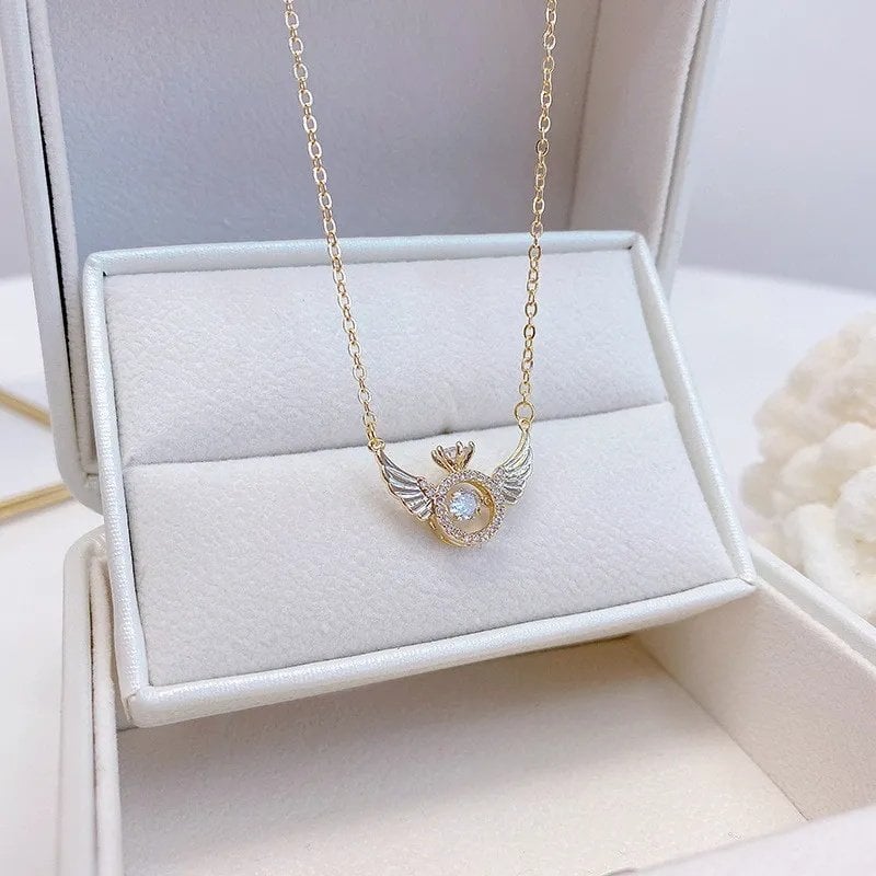 🔥Hot Sale 49% OFF🌹Angel Wings Wings Necklace